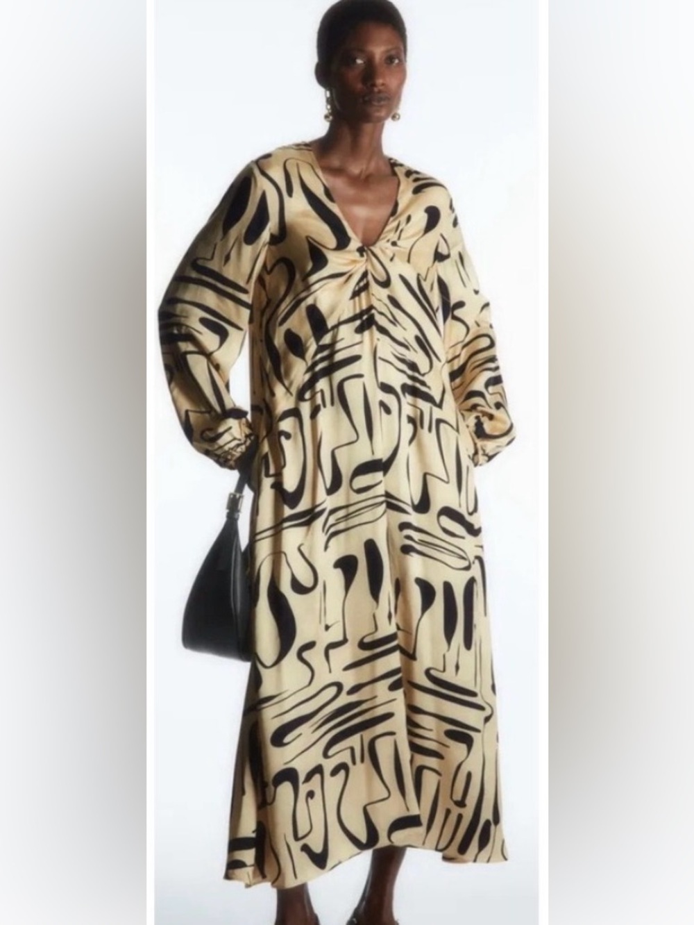 COS long midi dress size 12